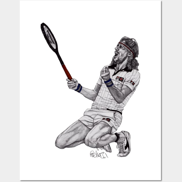 Bjorn Borg Wall Art by paulnelsonesch